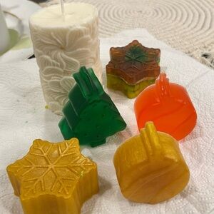 Festive Candle and Soap Set of three $20